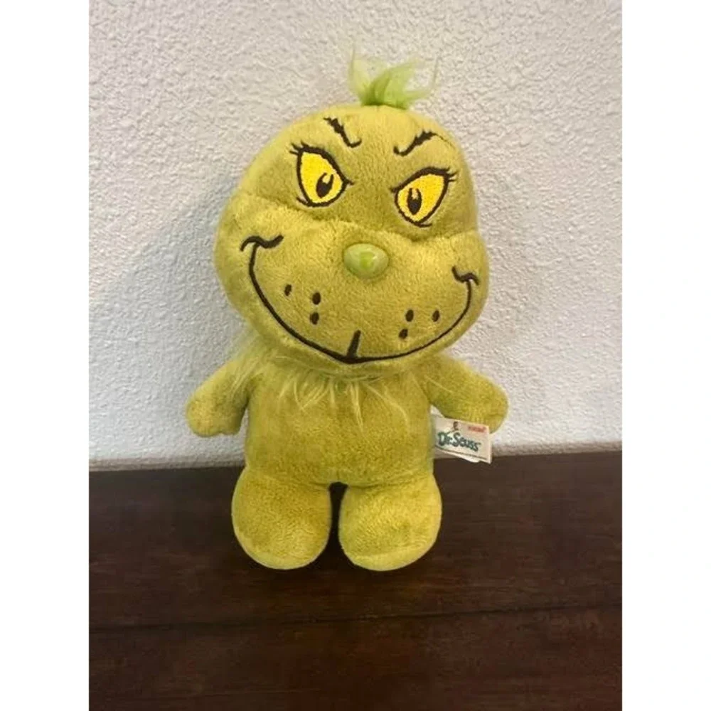 Aurora Dr Seuss The Grinch Plush Stuffed Animal Green Holiday Toy 7 Inch